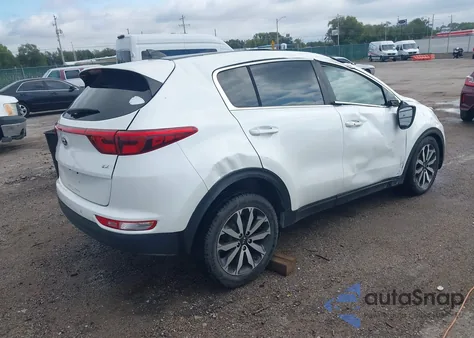 2017 Kia Sportage Ex из США, поврежденный, VIN KNDPNCAC5H7155009